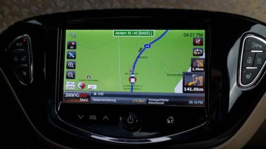 BringGo App im Opel ADAM - Navigation